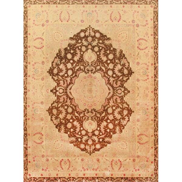 Pasargad Home Baku Collection Hand-Knotted Lamb'S Wool Area Rug- 8 Ft. 7 In. X 11 Ft. 4 In. 30143